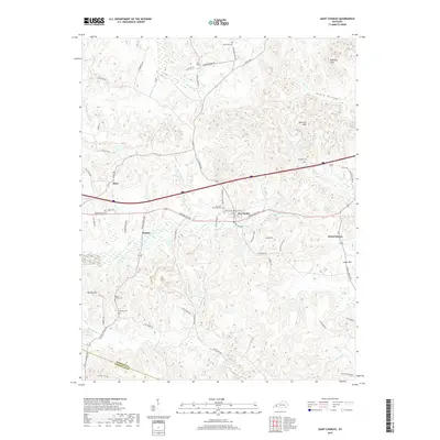 2019 Map of Saint Charles, 2019 Print