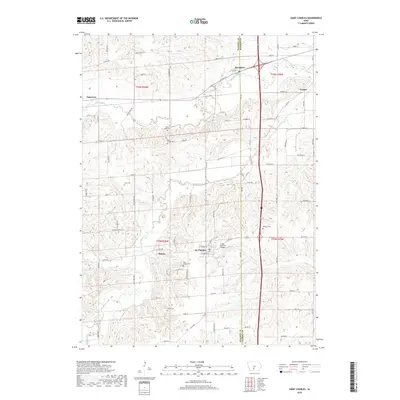 2018 Map of Saint Charles, 2018 Print