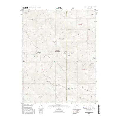 2016 Map of Saint Charles Peak, 2016 Print