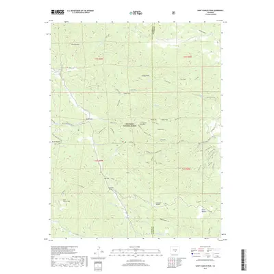 2019 Map of Saint Charles Peak, 2019 Print