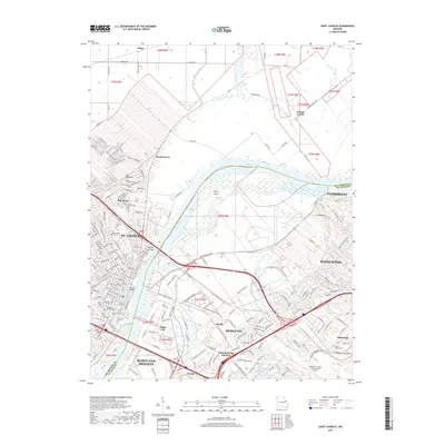 2017 Map of Saint Charles, 2017 Print