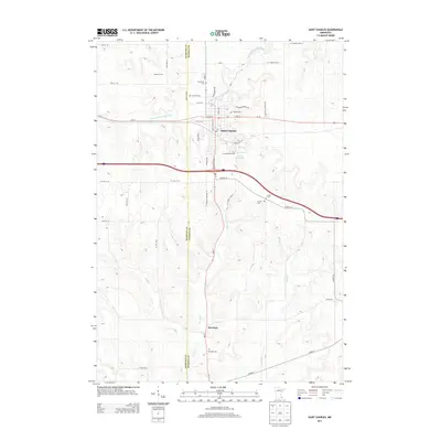 2013 Map of Saint Charles, 2013 Print