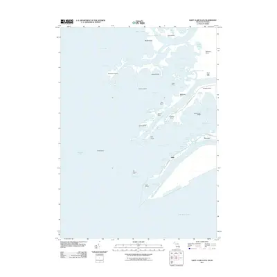 2011 Map of Saint Clair Flats, 2011 Print