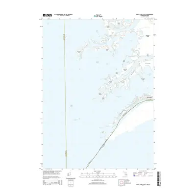2014 Map of Saint Clair Flats, 2014 Print