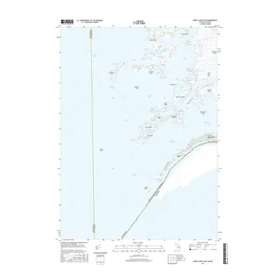 2017 Map of Saint Clair Flats, 2017 Print