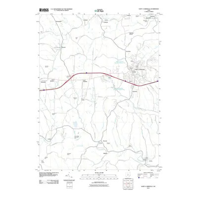 2010 Map of Saint Clairsville, 2010 Print