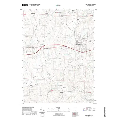 2019 Map of Saint Clairsville, 2019 Print