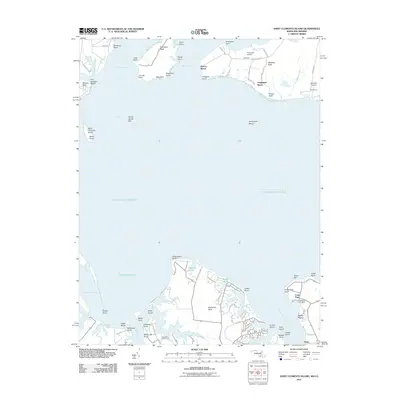 2011 Map of Saint Clements Island, 2011 Print