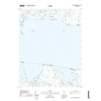 2019 Map of Saint Clements Island, 2019 Print