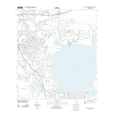 2012 Map of Saint Cloud North, 2012 Print