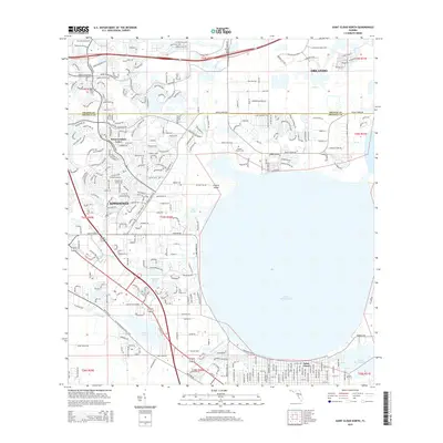 2015 Map of Saint Cloud North, 2015 Print