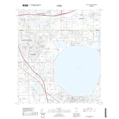 2018 Map of Saint Cloud North, 2018 Print