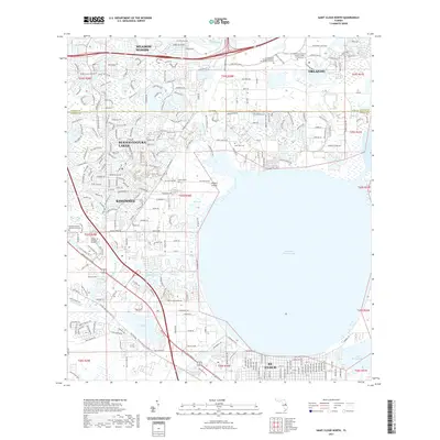 2021 Map of Saint Cloud North, 2021 Print