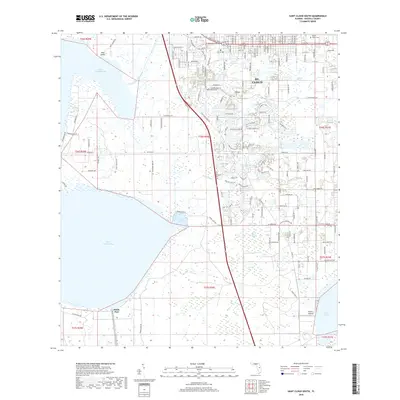 2018 Map of Saint Cloud South, 2018 Print