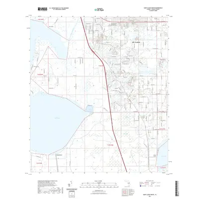 2021 Map of Saint Cloud South, 2021 Print