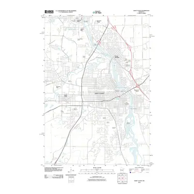 2010 Map of Saint Cloud, 2010 Print