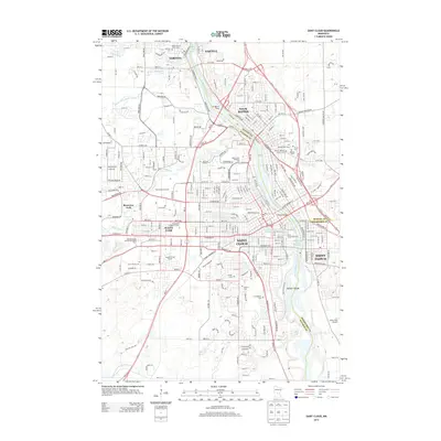 2013 Map of Saint Cloud, 2013 Print