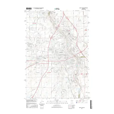 2016 Map of Saint Cloud, 2016 Print