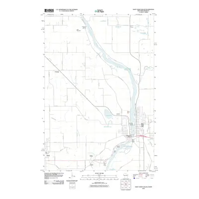 2010 Map of Saint Croix Dalles, 2010 Print