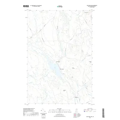 2018 Map of Saint Croix Lake, 2018 Print