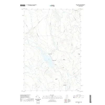 2021 Map of Saint Croix Lake, 2021 Print