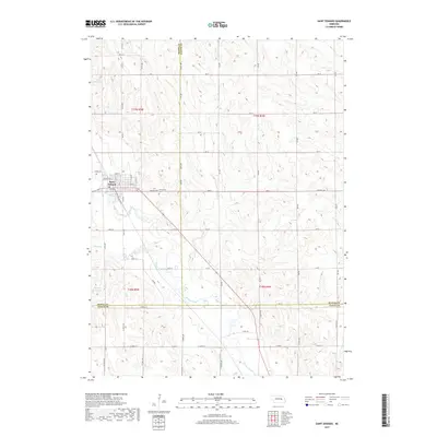 2017 Map of Saint Edward, 2017 Print