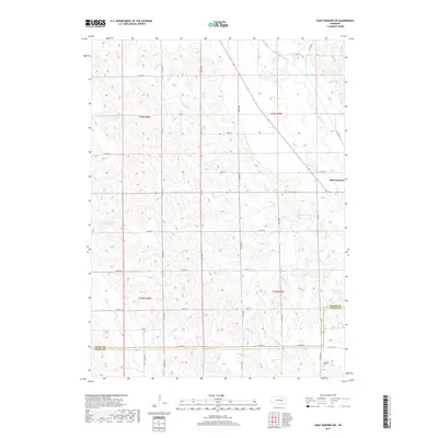 2017 Map of Saint Edward SW, 2017 Print