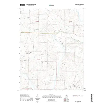 2017 Map of Saint Elizabeth, 2017 Print
