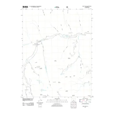 2011 Map of Saint Elmo, 2011 Print