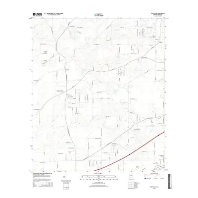 2014 Map of Saint Elmo, 2014 Print