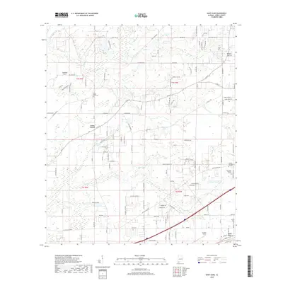 2018 Map of Saint Elmo, 2018 Print