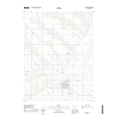 2018 Map of Saint Francis, 2018 Print