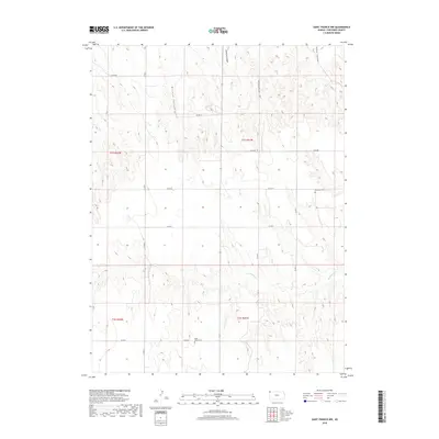 2018 Map of Saint Francis NW, 2018 Print