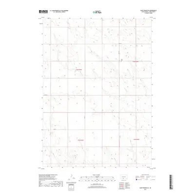 2017 Map of Saint Francis SE, 2017 Print