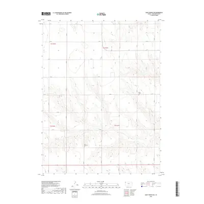 2018 Map of Saint Francis SW, 2018 Print
