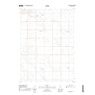 2017 Map of Saint Francis SW, 2017 Print