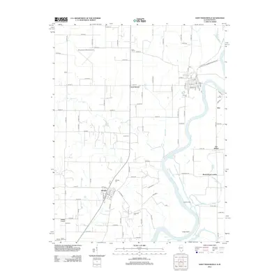2012 Map of Saint Francisville, 2012 Print