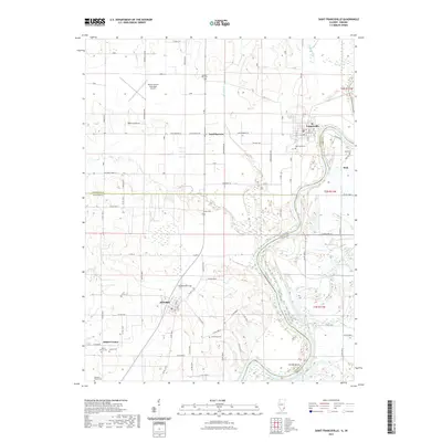 2021 Map of Saint Francisville, 2021 Print