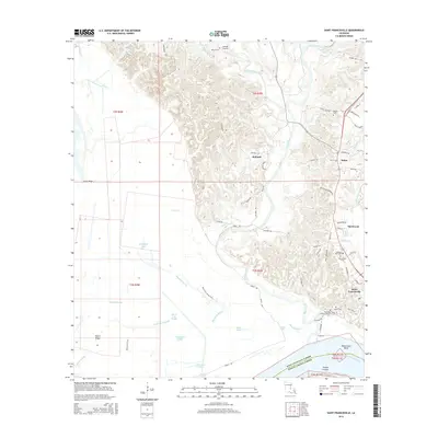 2015 Map of Saint Francisville, 2015 Print
