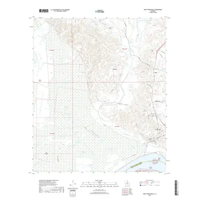2018 Map of Saint Francisville, 2018 Print