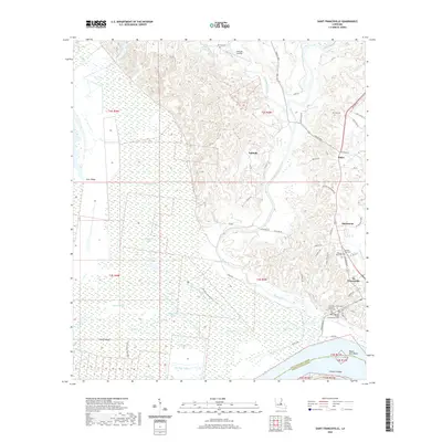 2020 Map of Saint Francisville, 2020 Print