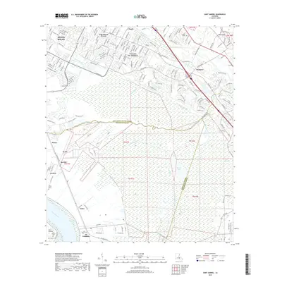 2018 Map of Saint Gabriel, 2018 Print