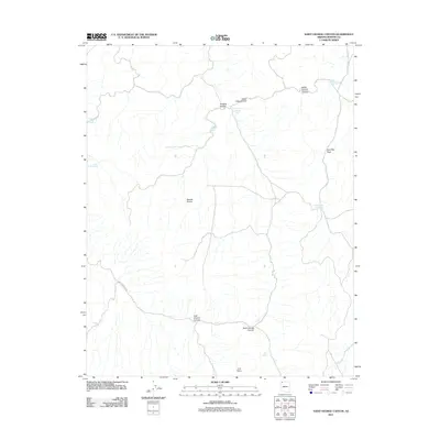 2011 Map of Saint George Canyon, 2011 Print