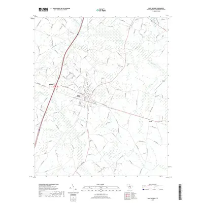 2017 Map of Saint George, 2017 Print