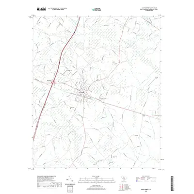 2020 Map of Saint George, 2020 Print