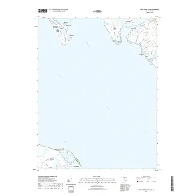 2019 Map of Saint George Island, 2019 Print
