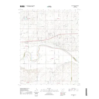 2018 Map of Saint George, 2018 Print