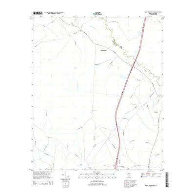 2014 Map of Saint George SW, 2014 Print
