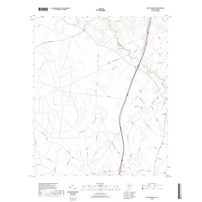 2020 Map of Saint George SW, 2020 Print
