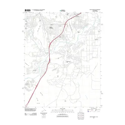 2011 Map of Saint George, 2011 Print